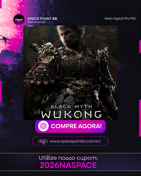 BLACK MYTH: WUKONG PS5 Mídia Digital