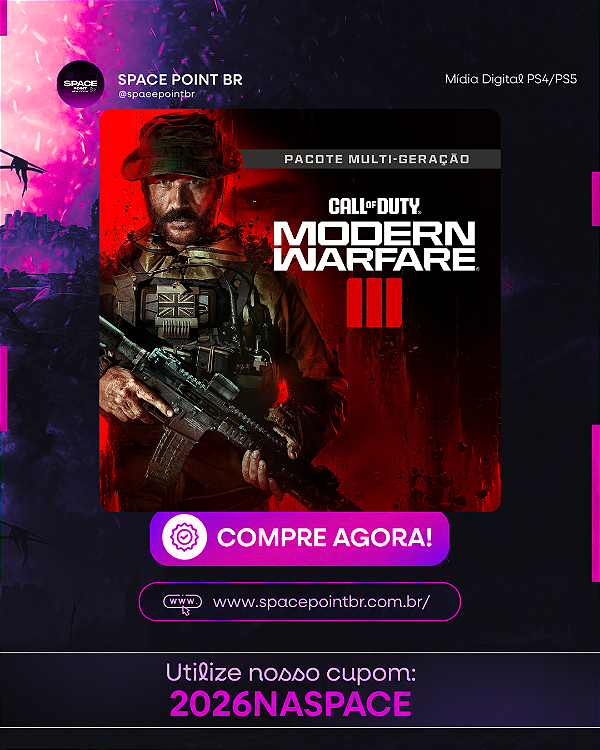 CALL OF DUTY MODERN WARFARE 3 PS4/PS5 Mídia Digital