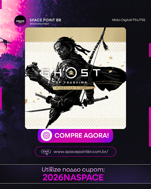 GHOST OF TSUSHIMA VERSÃO DO DIRETOR PS4/PS5 Mídia Digital