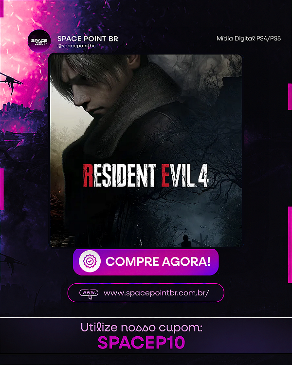 RESIDENT EVIL 4 REMAKE PS4/PS5 Mídia Digital