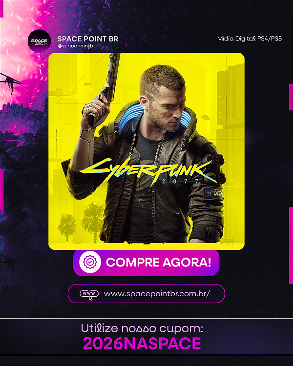 CYBERPUNK 2077 PS4/PS5 Mídia Digital