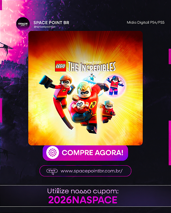 LEGO OS INCRÍVEIS PS4/PS5 Mídia Digital