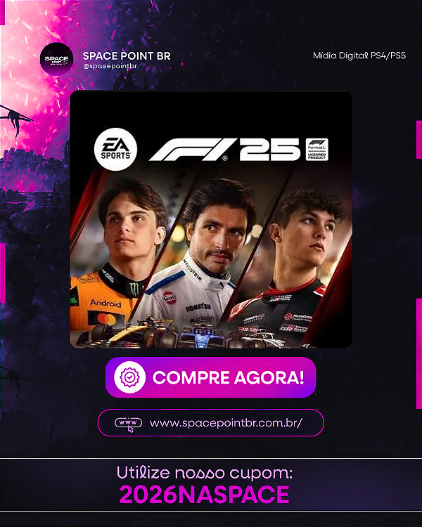 F1 25 PS5 Mídia Digital