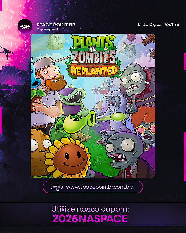 Plants vs. Zombies™: Replanted PS5 Mídia Digital