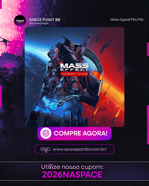 Mass Effect™ Legendary Edition PS4/PS5 Mídia Digital
