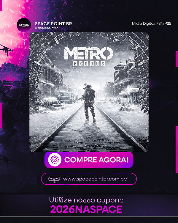 Metro EXODUS PS4/PS5 Mídia Digital