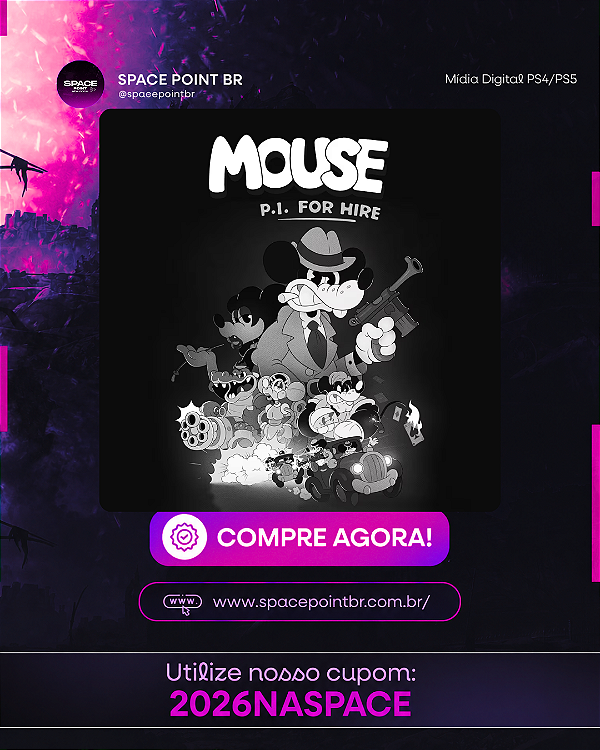 MOUSE: P.I. For Hire PS4/PS5 Mídia Digital