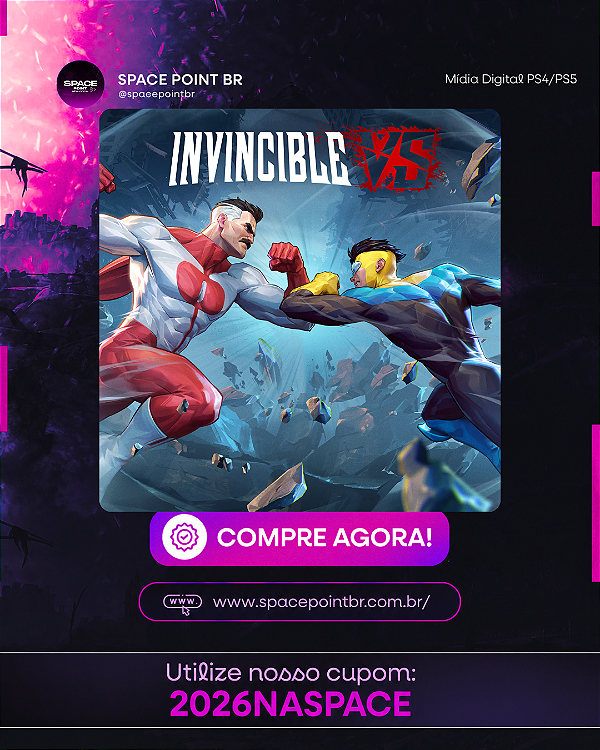 INVICIBLE VS PS5 Mídia Digital