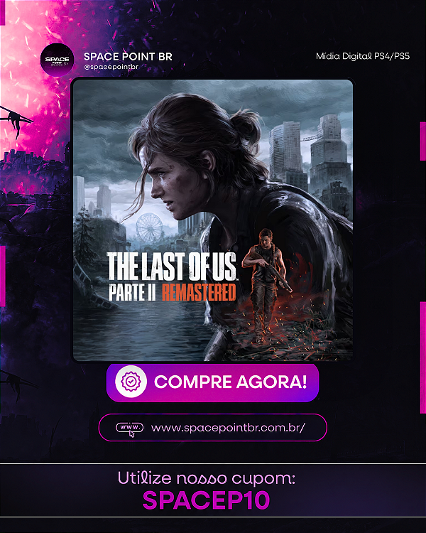THE LAST OF US PART 2 REMASTERED PS5 MÍDIA DIGITAL