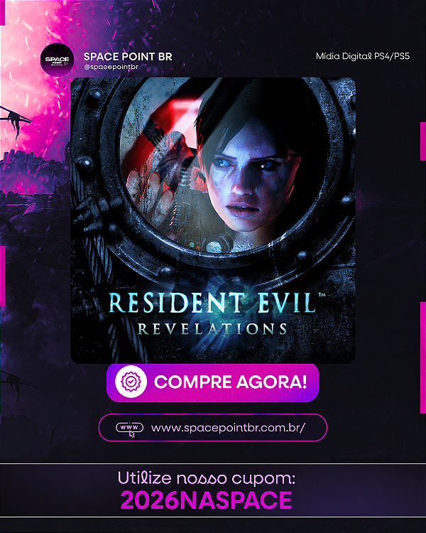 RESIDENT EVIL REVELATIONS PS4/PS5 MÍDIA DIGITAL