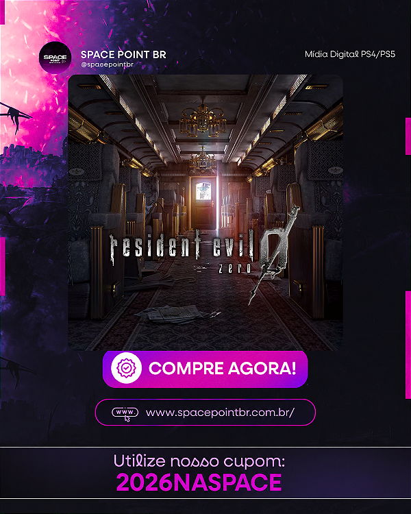 RESIDENT EVIL ZERO PS4/PS5 MÍDIA DIGITAL