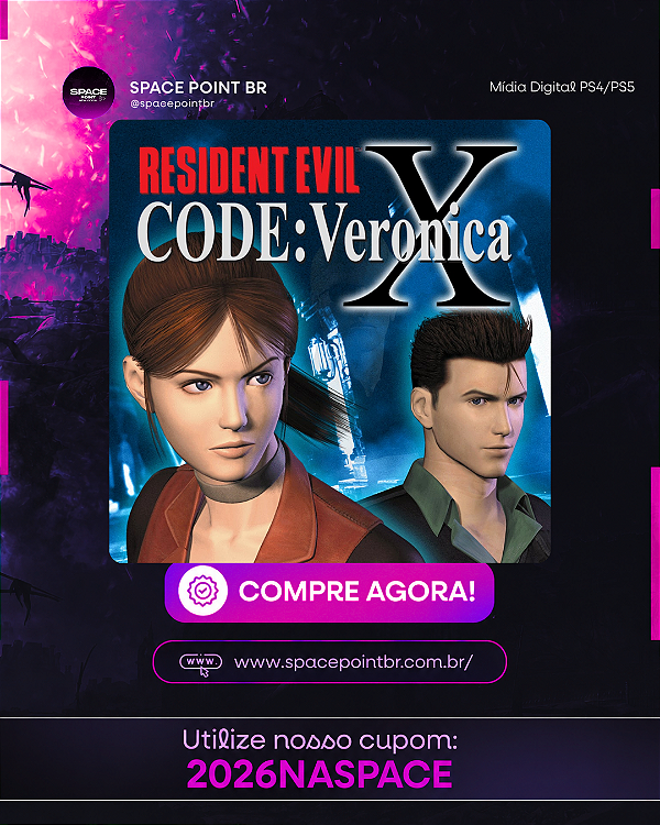 RESIDENT EVIL: CODE VERONICA PS4/PS5 MÍDIA DIGITAL