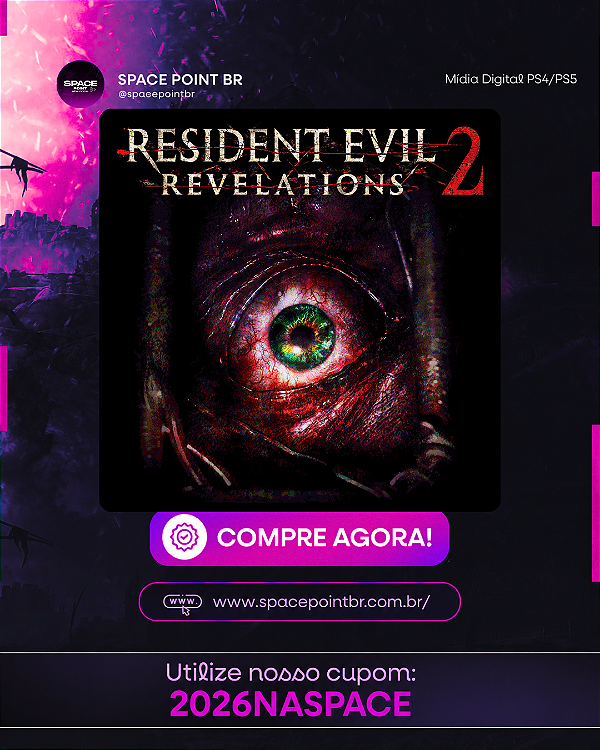 RESIDENT EVIL REVELATIONS 2 PS4/PS5 MÍDIA DIGITAL