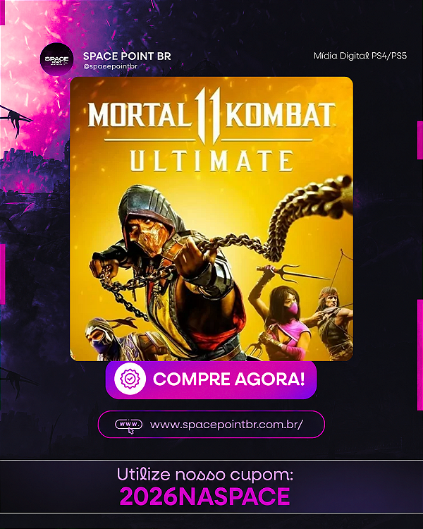 MORTAL KOMBAT 11 ULTIMATE EDITION PS4/PS5 MÍDIA DIGITAL