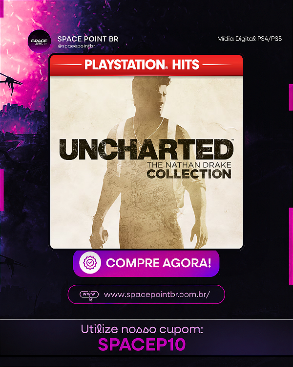 UNCHARTED: THE NATAN DRAKE COLLECTION PS4/PS5 MÍDIA DIGITAL