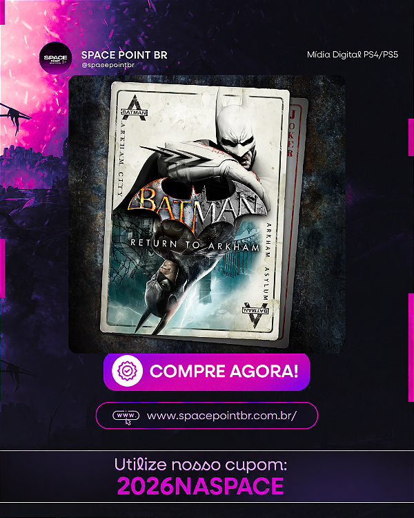 BATMAN RETURN TO ARKHAM PS4/PS5 Mídia Digital