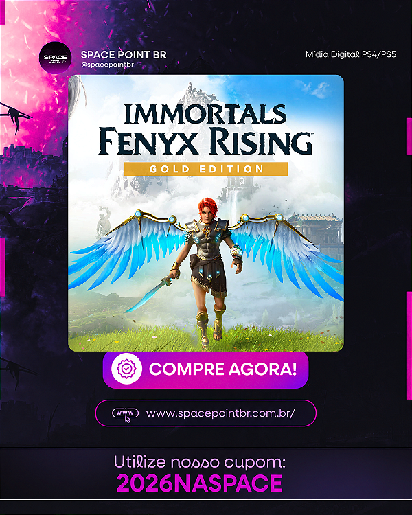 IMMORTALS FENYX RISING PS4/PS5 Mídia Digital