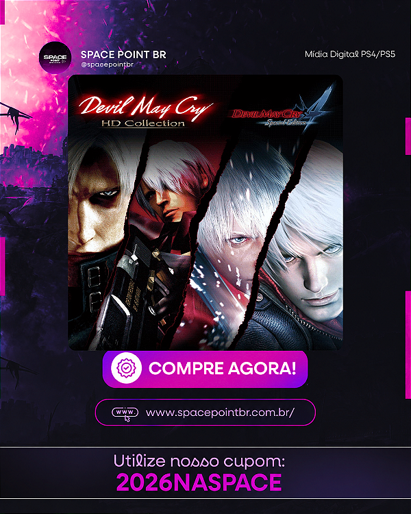 Devil May Cry HD Collection & 4SE Bundle PS4/PS5 Mídia Digital