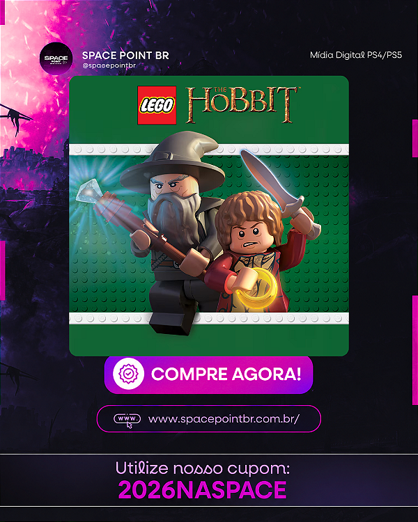LEGO O Hobbit PS4/PS5 Mídia Digital