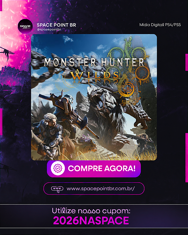 MONSTER HUNTER WILDS PS5 Mídia Digital