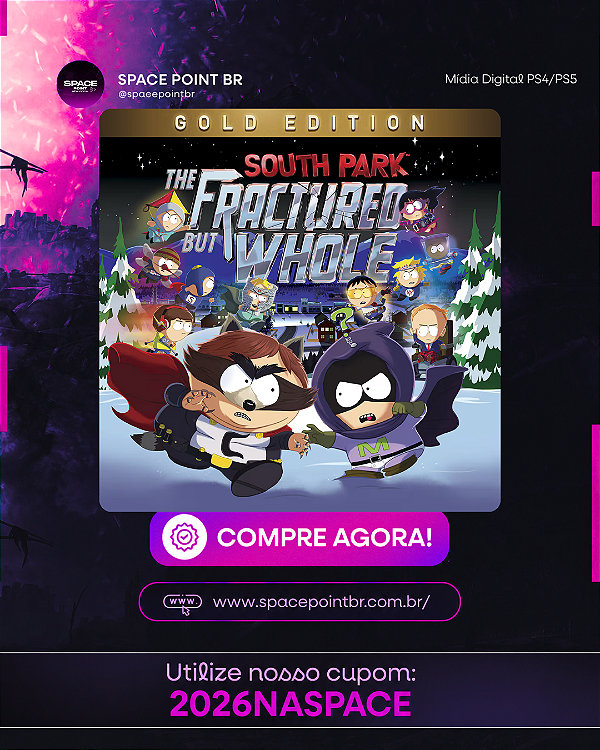 South Park: A Coleção dos Jogos de Vídeo PS4/PS5 Mídia Digital