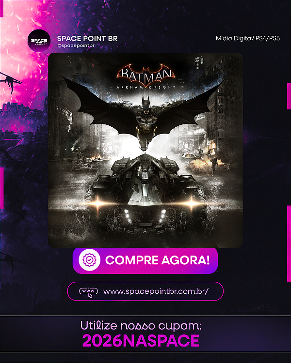 BATMAN ARKHAM KNIGHTPS4/PS5 MÍDIA DIGITAL