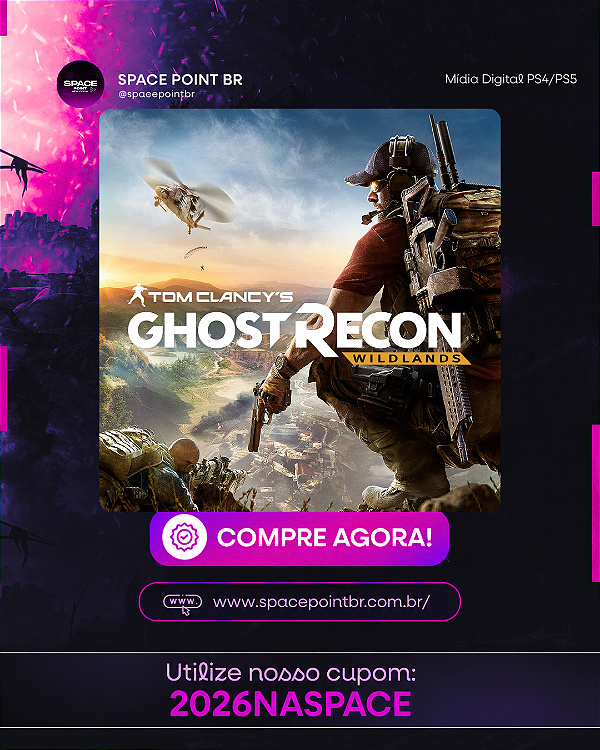 Tom Clancy's Ghost Recon Wildlands PS4/PS5 Mídia Digital