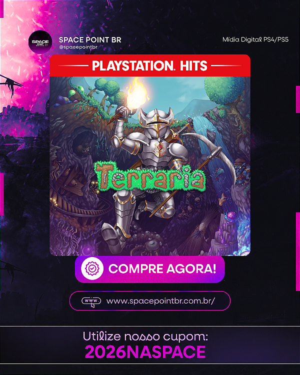 Terraria PS4/PS5 Mídia Digital