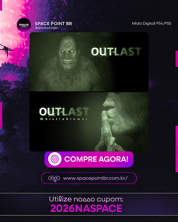 OUTLAST BUNDLE OF TERROR PS4/PS5 Mídia Digital