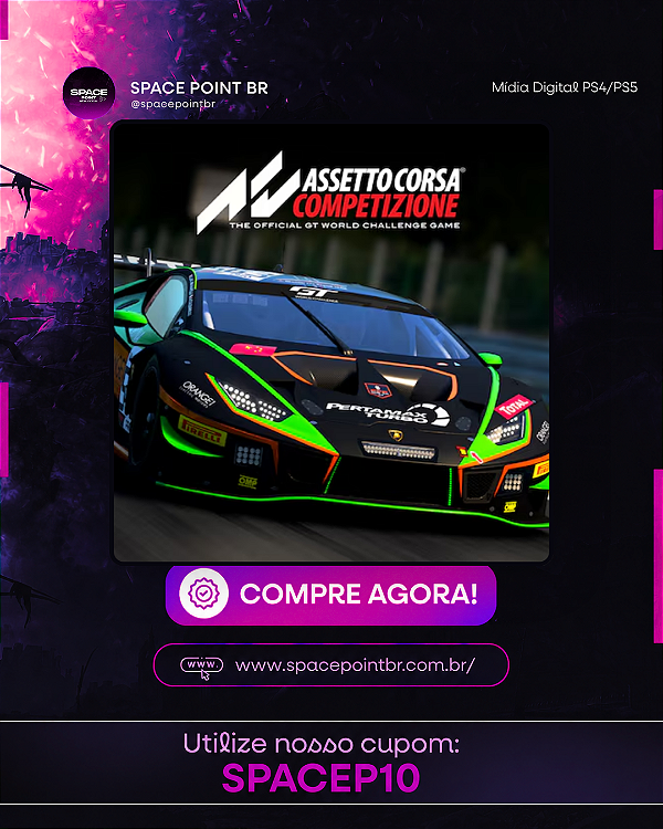 ASSETTO CORSA COMPETIZIONE PS4/PS5 MÍDIA DIGITAL