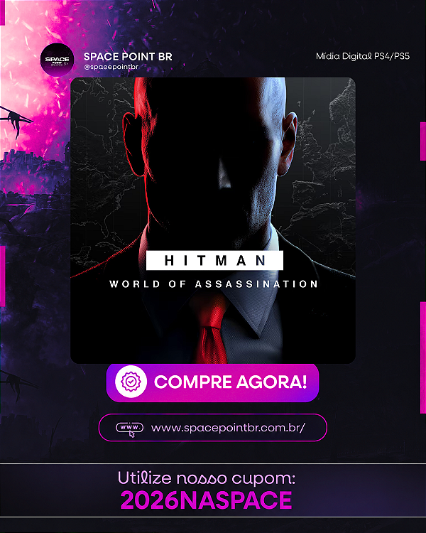 HITMAN WORLD OF ASSASSINATION PS4/PS5 Mídia Digital