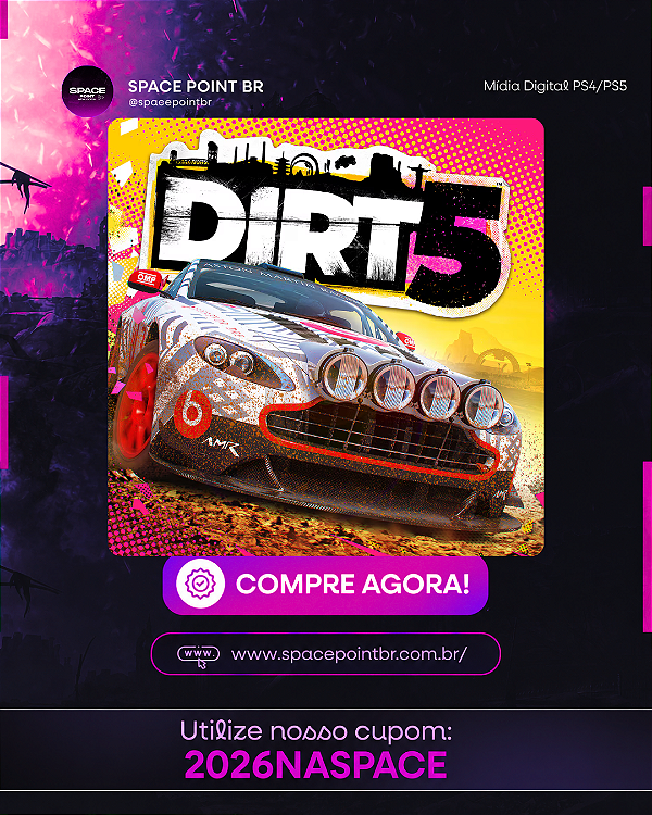 DIRT 5 PS4/PS5 Mídia Digital