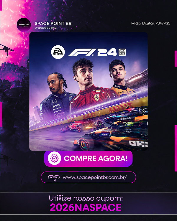 F1 24 PS4/PS5 Mídia Digital