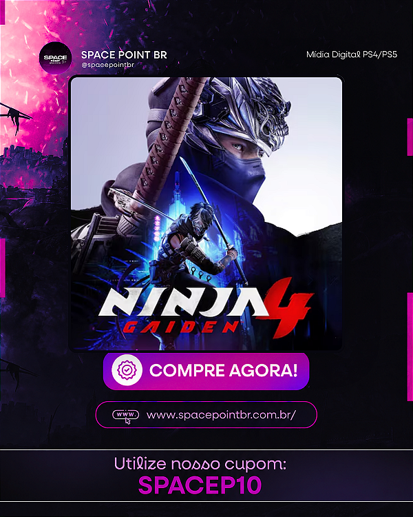 NINJA GAIDEN 4 PS5 MÍDIA DIGITAL