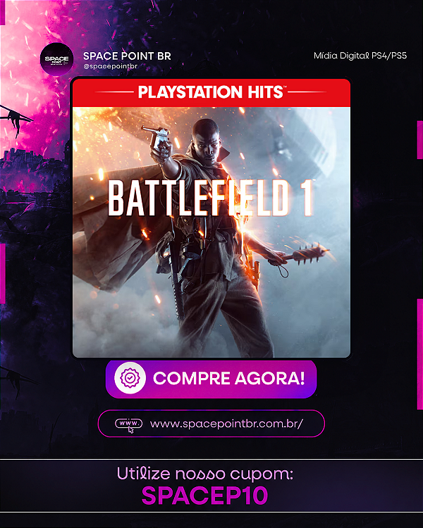 BATTLEFIELD 1 I PS4/PS5 Mídia Digital