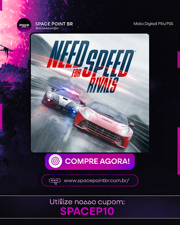 NEED FOR SPEED RIVALS KNIGHTPS4/PS5 MÍDIA DIGITAL