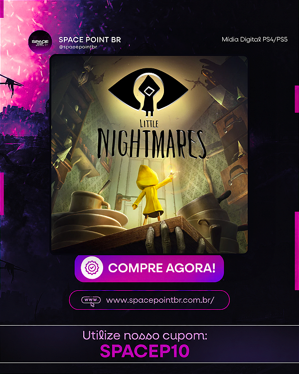 LITLLE NIGHTMARES PS4/PS5 Mídia Digital