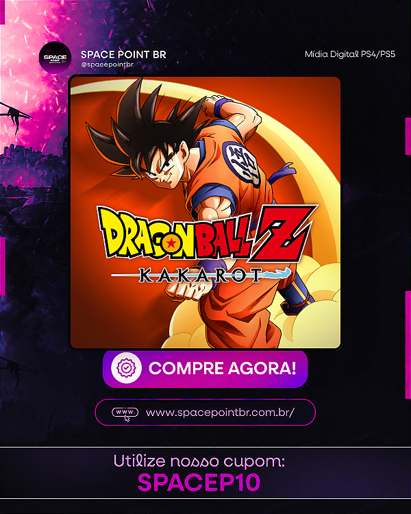 DRAGON BALL Z: KAKAROT PS4/PS5 Mídia Digital
