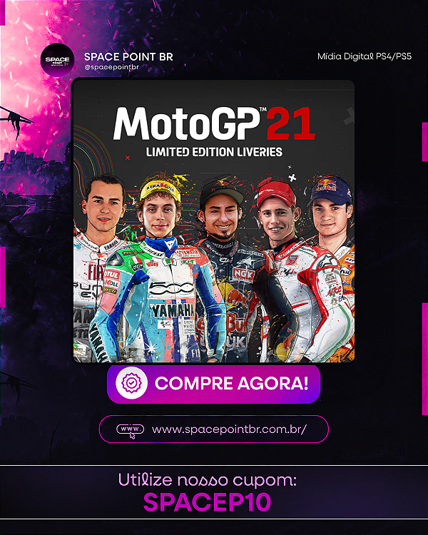 MotoGP 21 PS4/PS5 Mídia Digital