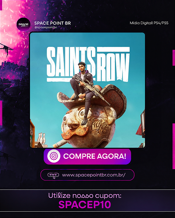 SAINTS ROW PS4/PS5 MÍDIA DIGITAL