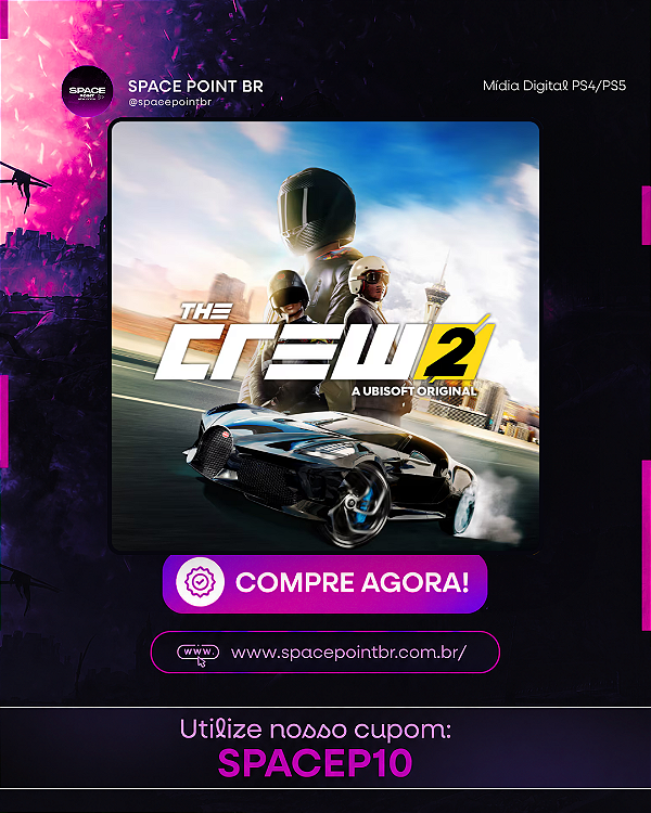THE CREW 2 PS4/PS5 MÍDIA DIGITAL