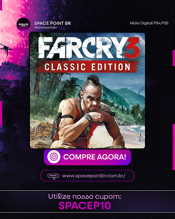 FAR CRY 3 PS4/PS5 MÍDIA DIGITAL