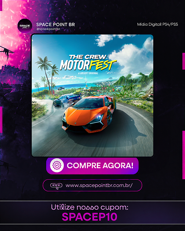 THE CREW MOTORFEST PS4/PS5 Mídia Digital