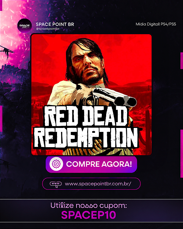 Red Dead Redemption 1 PS4/PS5 Mídia Digital