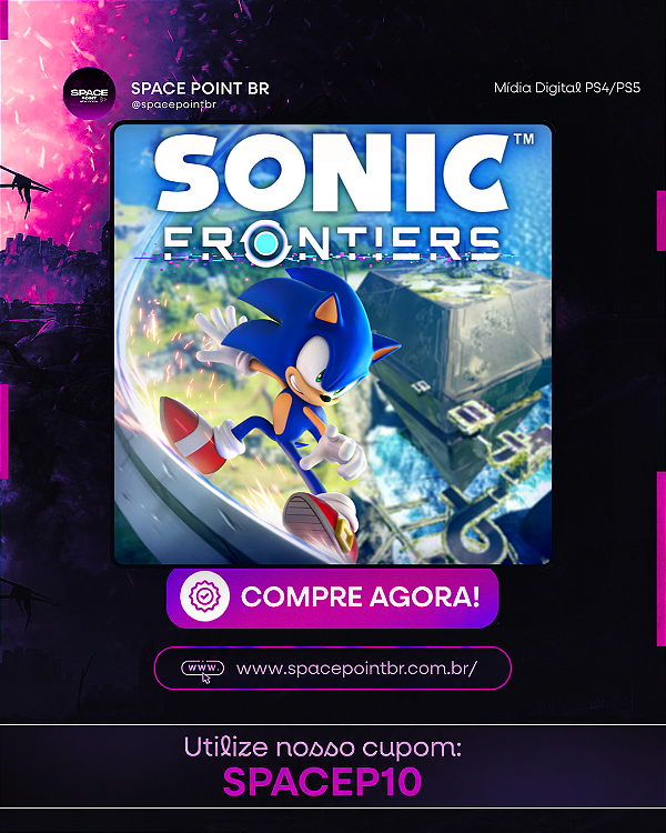 SONIC FRONTIERS PS4/PS5 Mídia Digital