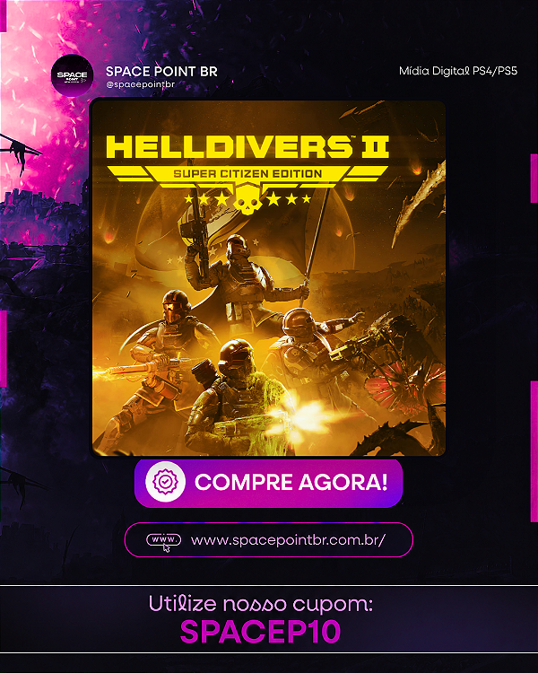 Helldivers™ 2 PS5 Mídia Digital
