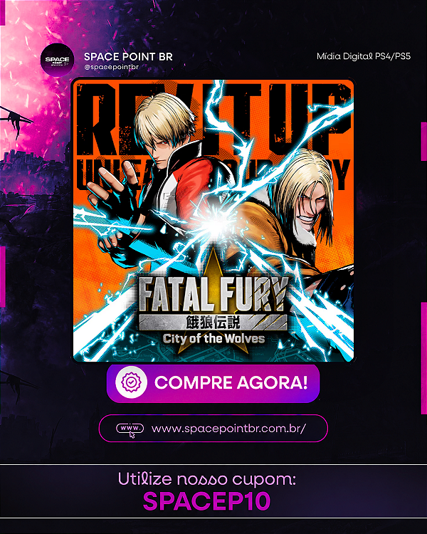 FATAL FURY: City of the Wolves PS5 Mídia Digital
