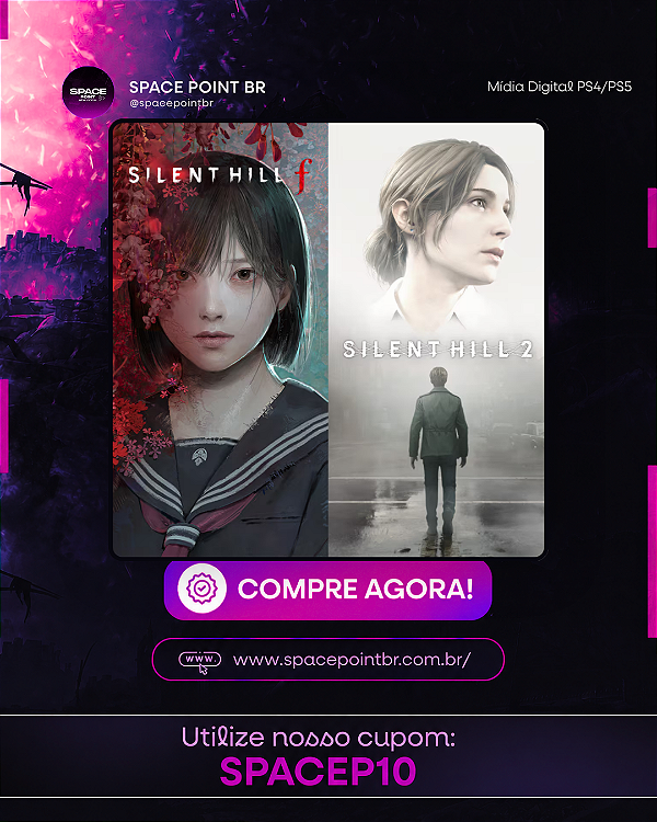SILENT HILL 2 & SILENT HILL f Deluxe Dual Pack PS5 Mídia Digital