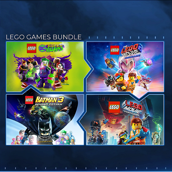 Conjunto de Jogos LEGO PS4/PS5 Mídia Digital