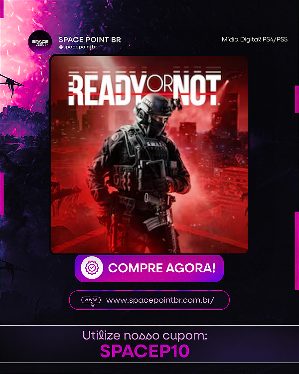 Ready or Not PS5 Mídia Digital